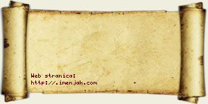 Velislava Hajdeman vizit kartica